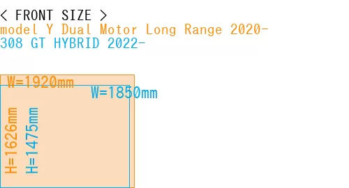 #model Y Dual Motor Long Range 2020- + 308 GT HYBRID 2022-
